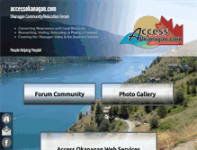 Tablet Screenshot of okanaganforum.com